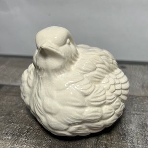 Arnel's Vintage 1974 Glazed Ceramic Mold Pottery Bird Figurine